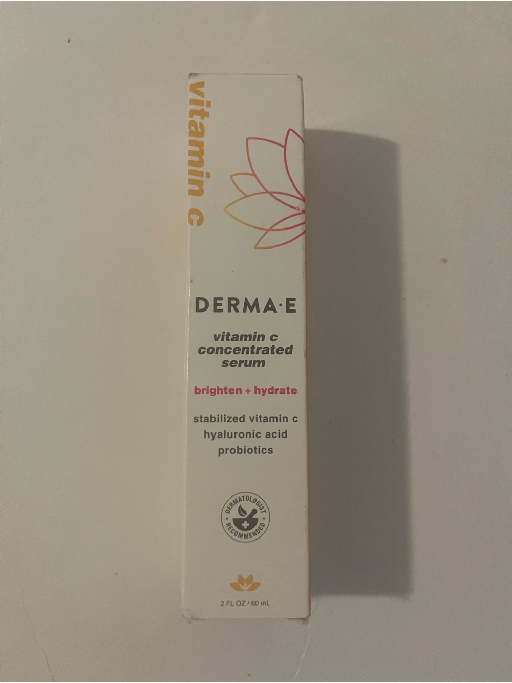 Vitamin C Concentrated Serum – Brighten & Hydrate (White/Pink Accents)